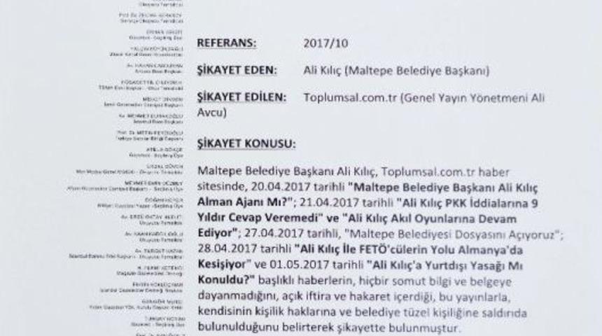 Basın Konseyi&rsquo;nden İftiraya &ldquo;kınama&rdquo;