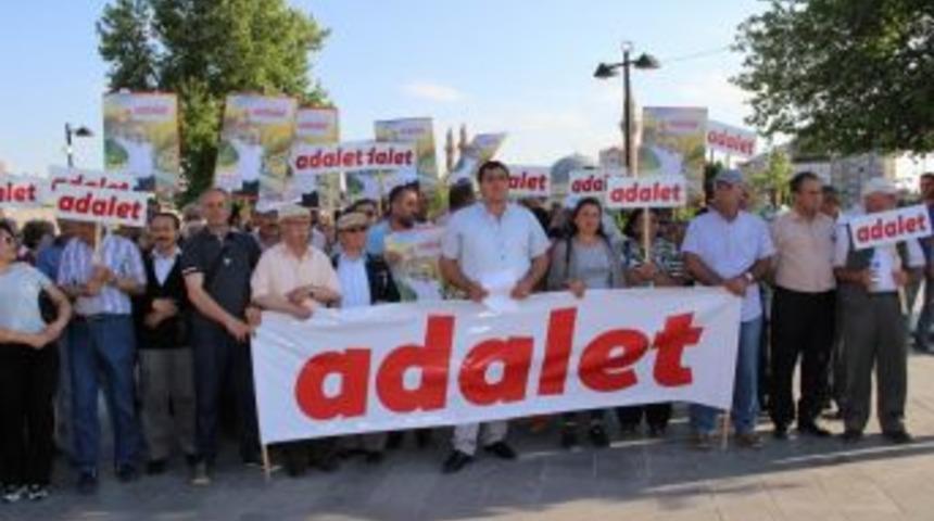 Chp Sivas İl Başkanlığından Adalet Y&uuml;r&uuml;y&uuml;ş&uuml;&rsquo;ne Destek