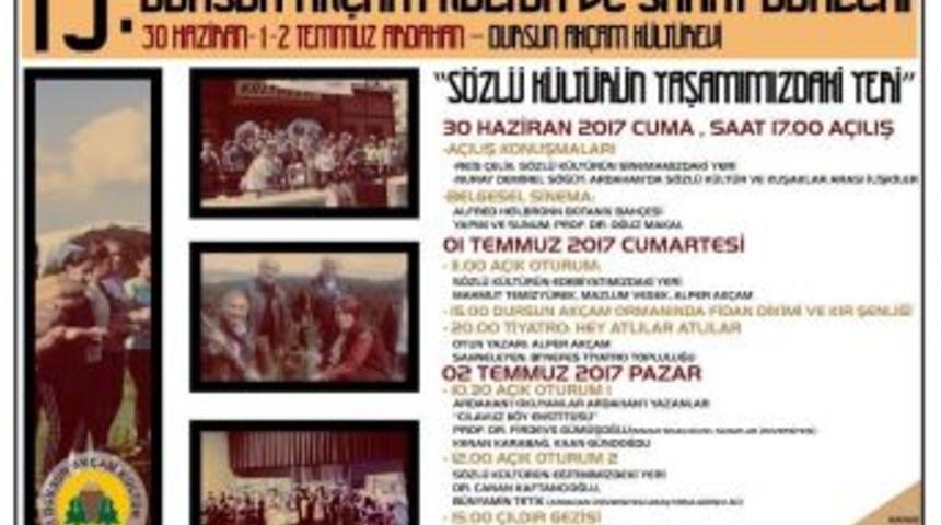 13. Dursun Ak&ccedil;am K&uuml;lt&uuml;r Ve Sanat G&uuml;nleri