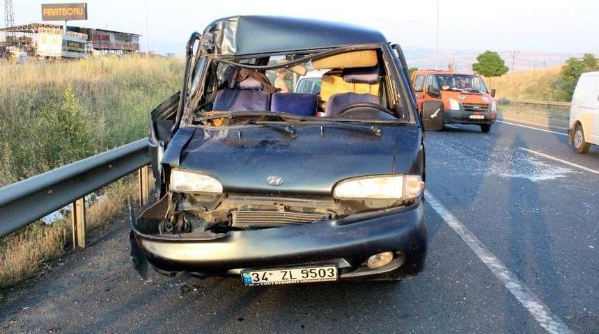 Tekirdağ&rsquo;da Trafik Kazası: 3 Yaralı