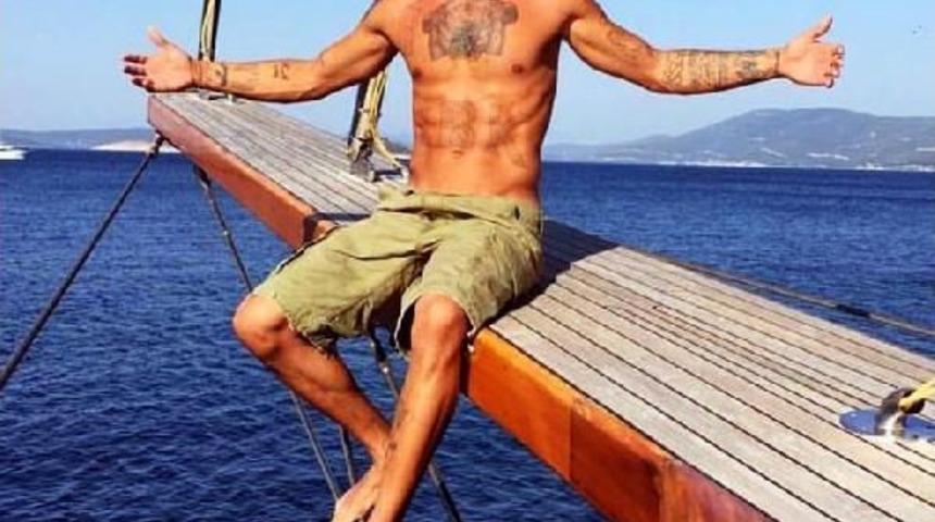 Jeremy Meeks, Bodrum'da Mavi Yolculuğun Tadını &Ccedil;ıkardı