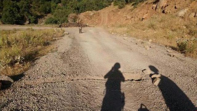 Pkk'lıların Askeri Üs Bölgesi Yoluna Tuzakladığı Patlayıcı Imha Edildi