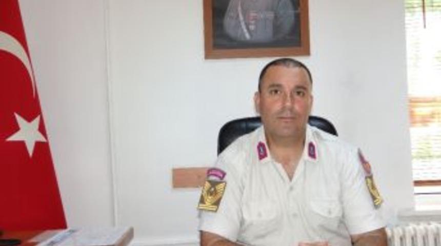 G&ouml;lpazarı İl&ccedil;e Jandarma B&ouml;l&uuml;k Komutanı Ka&ccedil;maz G&ouml;revine Başladı