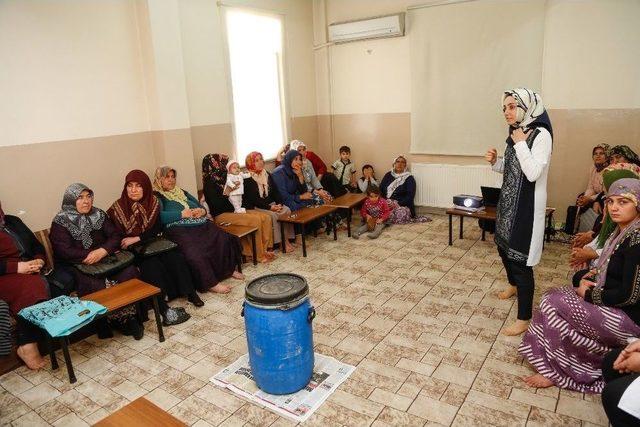 Şehitkamil’den Kursiyerlere Atık Yağ Semineri