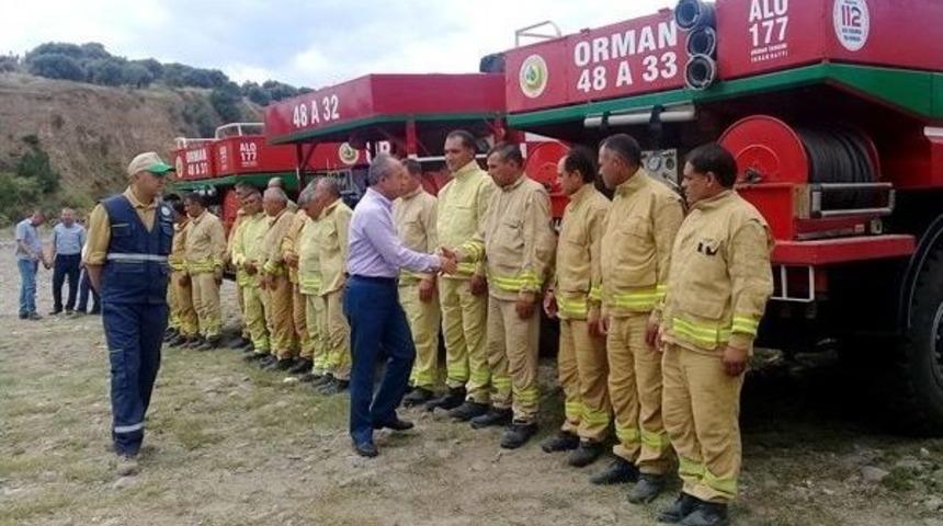 Nazilli&rsquo;de Yangın Ekipleri 24 Saat N&ouml;bette