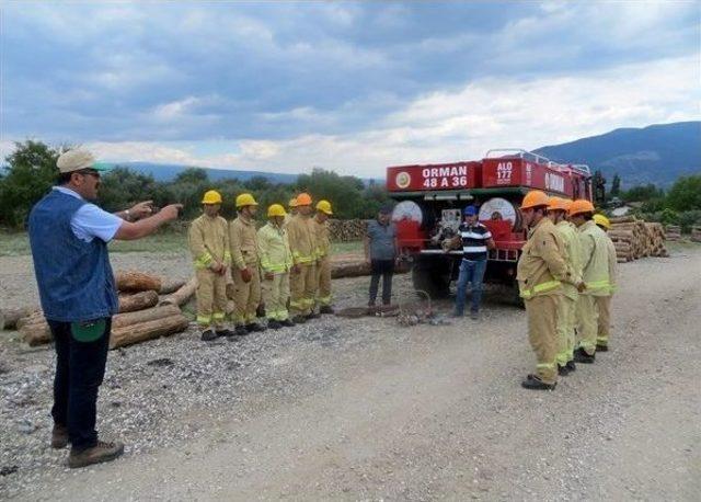 Nazilli’de Yangın Ekipleri 24 Saat Nöbette