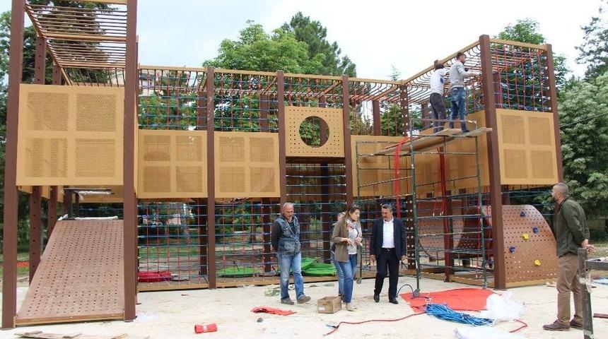 Seydişehir Belediyesinden İlk Macera Oyun Parkı