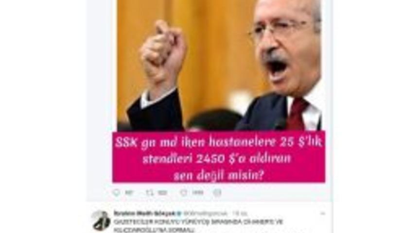 G&ouml;k&ccedil;ek&rsquo;ten Kılı&ccedil;daroğlu&rsquo;na &lsquo;adalet&rsquo; G&ouml;ndermesi