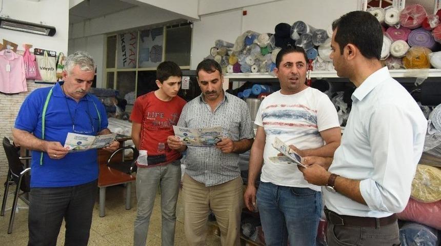 Şahinbey Belediyesi Tekstil Kent Esnafını Bilgilendirdi