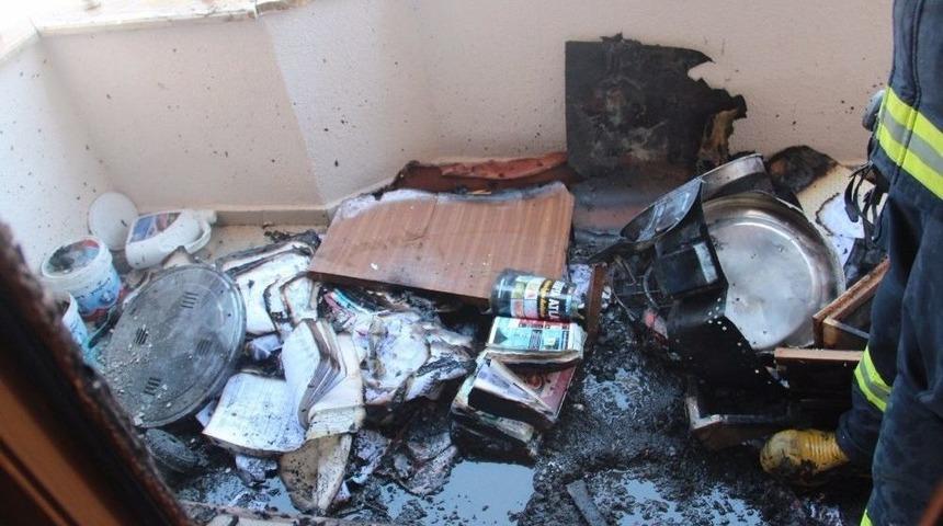 Van&rsquo;da Korkutan Yangın