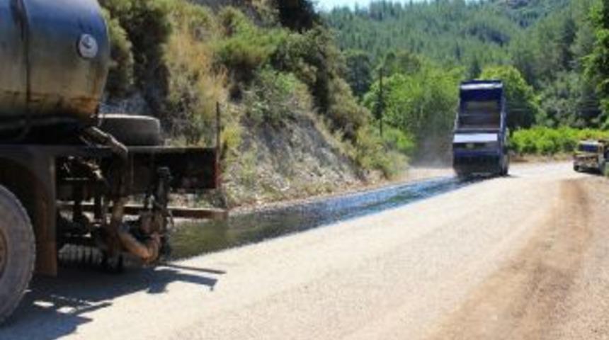 Karaca&ouml;rende Asfaltlama &Ccedil;alışması