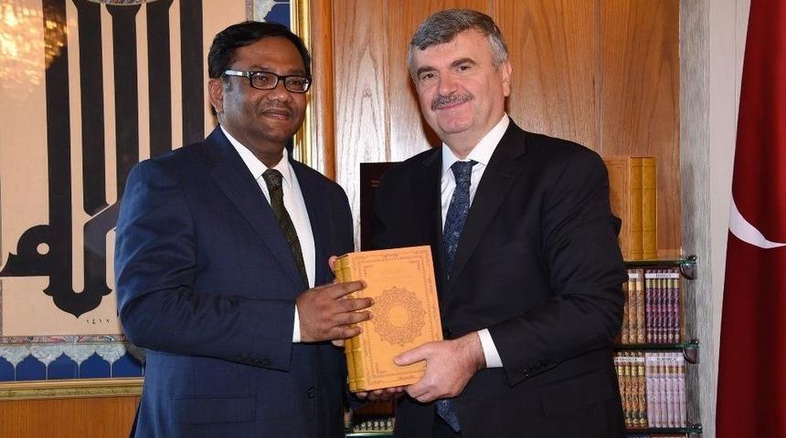 Bangladeş B&uuml;y&uuml;kel&ccedil;isi&rsquo;nden Başkan Aky&uuml;rek&rsquo;e Ziyaret