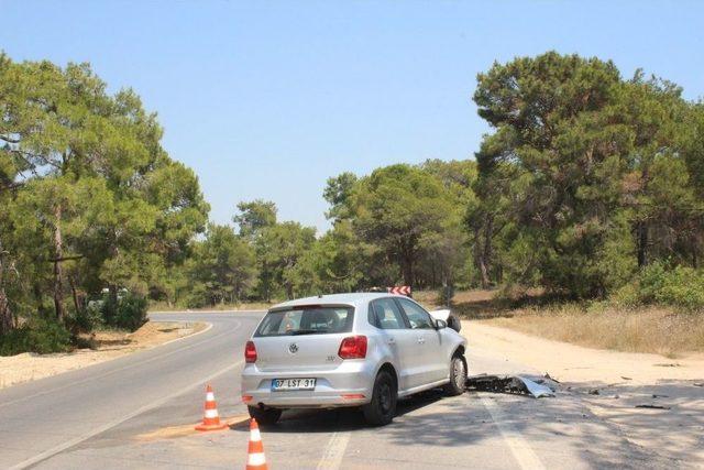 Manavgat’ta Trafik Kazası: 1 Yaralı