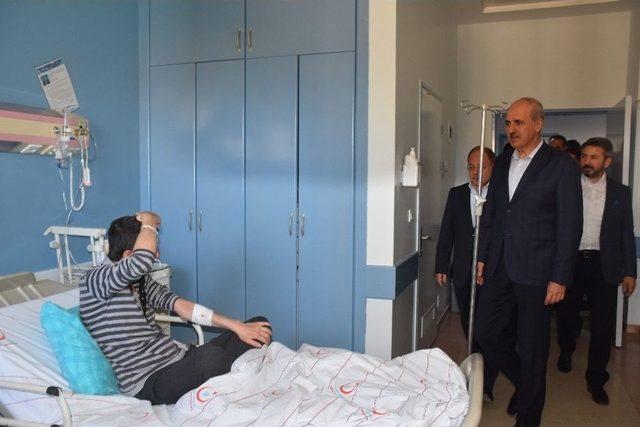 Başbakan Yardımcısı Kurtulmuş, Samsatlı Depremzedelerle Görüştü