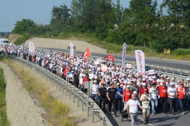 Kılıçdaroğlu, Adalet Yürüyüşünün 15. Gününü Tamamladı