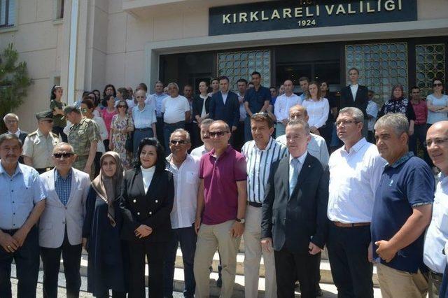 Vali Civelek Kırklareli’nden Ayrıldı