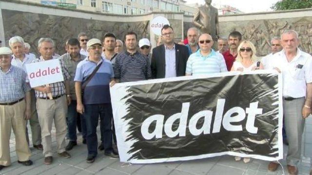 Chp'lilerden 'adaleti Düşünmek Için 2 Dakika Duralım' Eylemi