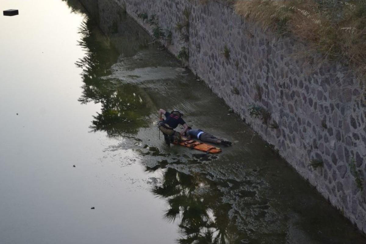 Uyuşturucu Madde Kullandığı İddia Edilen Bir Gen&ccedil; Dereye D&uuml;şt&uuml;