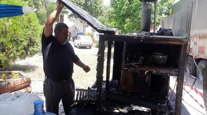 (&ouml;zel Haber) Engelli Şahsın Ekmek Teknesini Kundakladılar