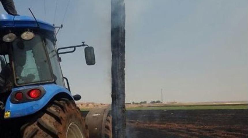 Anız Yangını 16 K&ouml;y&uuml; Elektriksiz Bıraktı