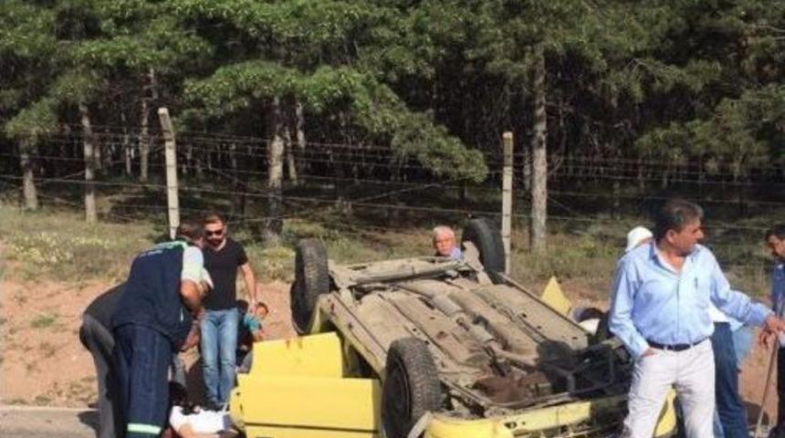 Eskişehir&rsquo;de Trafik Kazası: 3 Yaralı