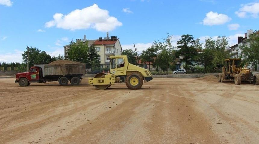 Seydişehir&rsquo;de Otopark &Ccedil;alışmaları Başladı