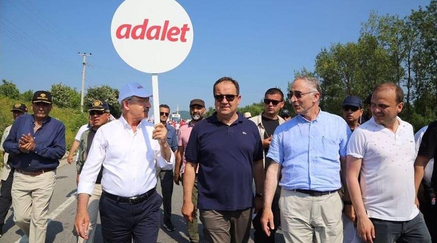 Aksu Ve Bektaşoğlu &rsquo;adalet Y&uuml;r&uuml;y&uuml;ş&uuml;&rsquo;ne Katıldı