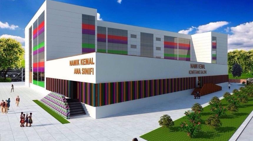 Namık Kemal İlkokulu &Ccedil;elik Binadan Kurtuluyor