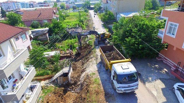 Körfez Mahallesi’nde Yayalar İçin Çalışma Yapıldı