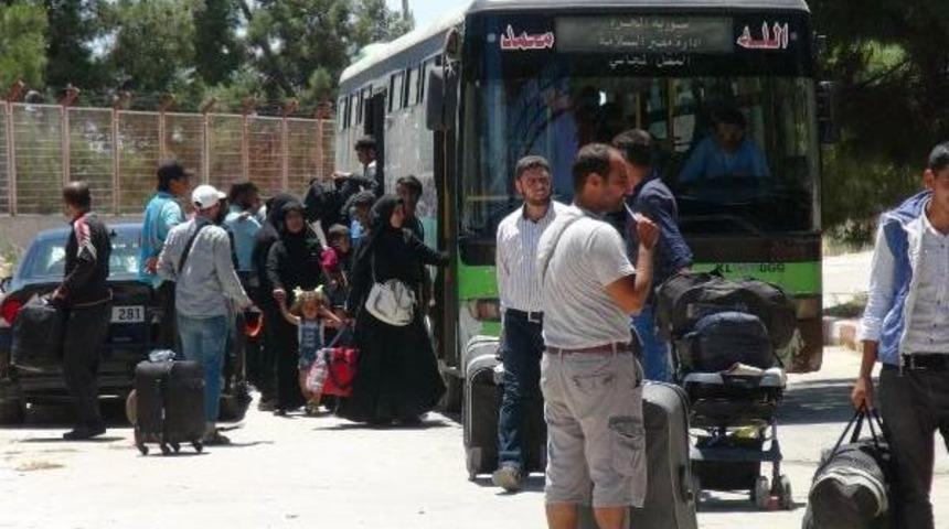 Suriyelilerin Bayram D&ouml;n&uuml;ş&uuml; S&uuml;r&uuml;yor