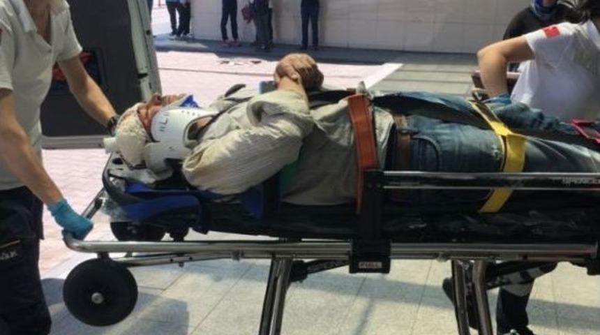 İnşaattan D&uuml;şen İş&ccedil;i Yaralandı