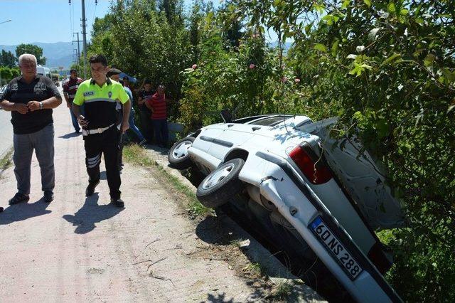 Tokat’ta Trafik Kazası: 1 Yaralı