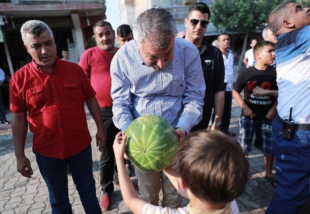 Adanalılara 20 Ton Karpuz Dağıtıldı