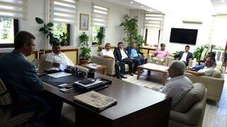 Ziraat Odaları Başkanları Başkan Akay’ı Ziyaret Etti