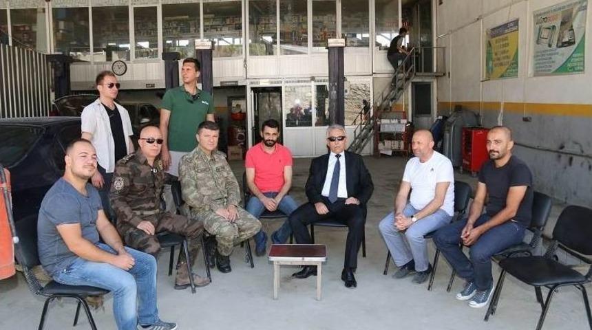 Vali Toprak’tan Sanayi Sitesi Esnafına Ziyaret