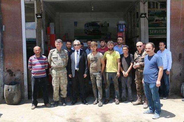 Vali Toprak’tan Sanayi Sitesi Esnafına Ziyaret