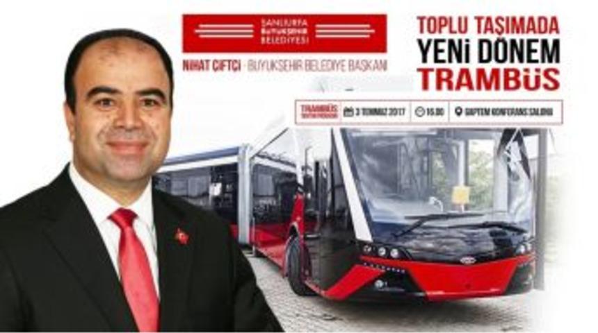 B&uuml;y&uuml;kşehir Tramb&uuml;s Tanıtımını Yaptı