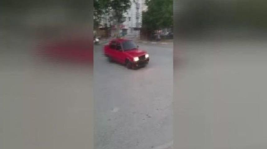 Hastane &Ouml;n&uuml;nde "drift"e G&ouml;zaltı