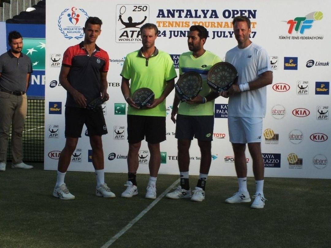 Atp D&uuml;nya Turu&rsquo;nun Yeni Turnuvası Antalya Open&rsquo;da &Ccedil;iftler Şampiyonu Robert Lindstedt/asiam-uı-haq Qureshi Oldu