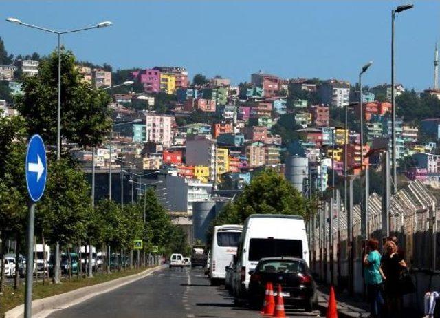 Samsun'da Binalar Olimpiyat Renklerinde