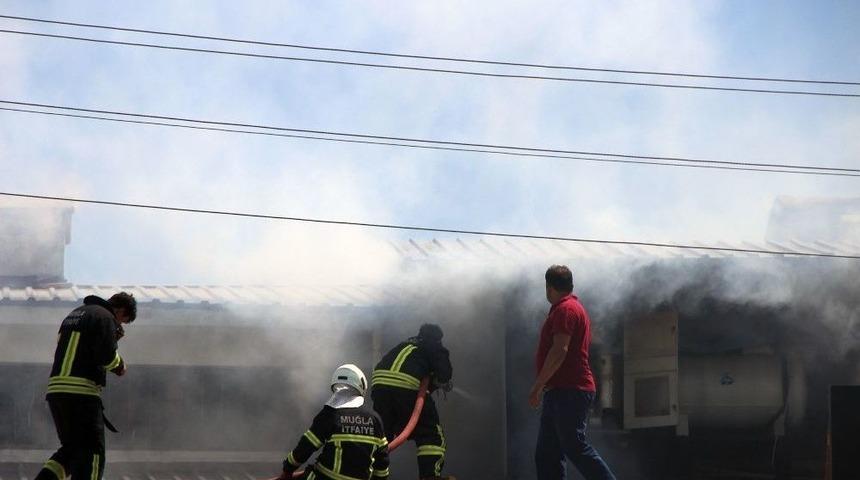Muğla Sanayisinde Yangın