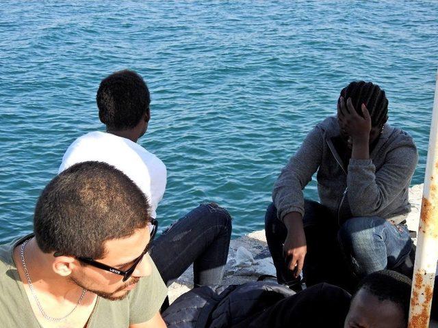 &Ccedil;eşme&rsquo;de 29 Sığınmacı Yakalandı 2