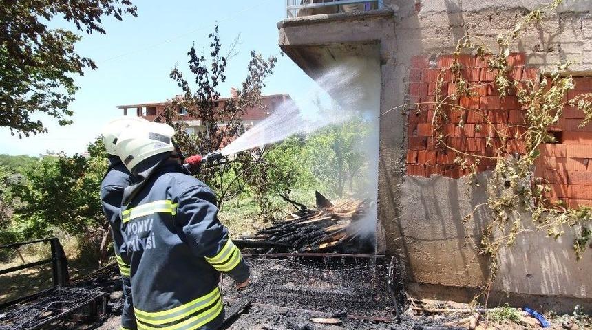 Beyşehir&rsquo;deki Ev Yangını B&uuml;y&uuml;meden S&ouml;nd&uuml;r&uuml;ld&uuml;