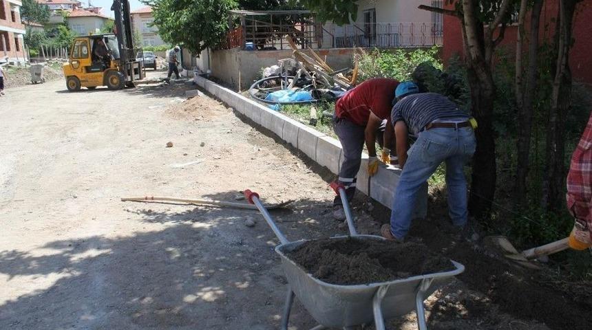 Belediyeden Kilitli Parke Ve Blord&uuml;r &Ccedil;alışması