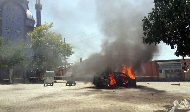 &Uuml;nl&uuml; Rallici Burcu &Ccedil;etinkaya Bucak&rsquo;ın Aracı Yandı 1
