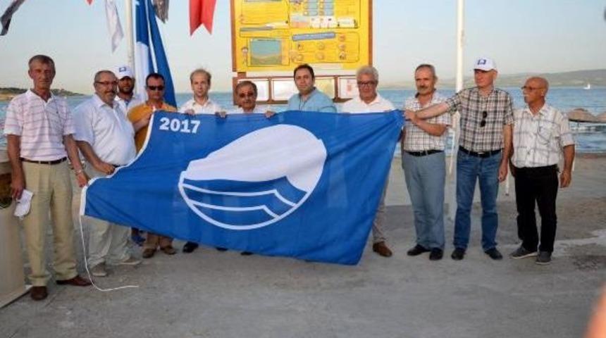 Gelibolu Hamzakoy Plajı'na Mavi Bayrak