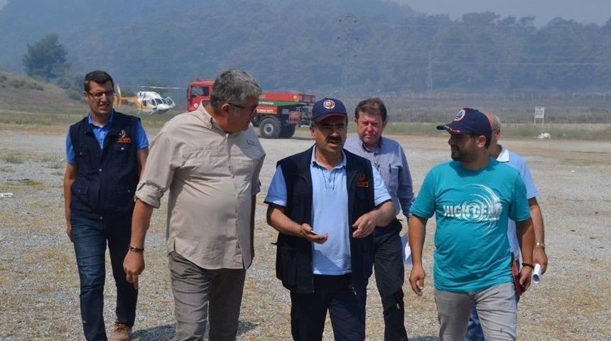 İzmir&rsquo;deki Yangında Şu Ana Kadar 500 Hektarlık Alan Zarar G&ouml;rd&uuml;