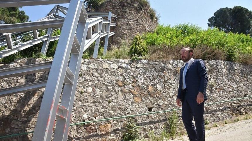 Başkan Doğan Karabur&ccedil;&rsquo;ta İncelemelerde Bulundu