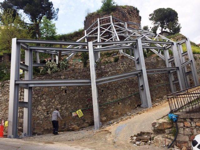 Başkan Doğan Karabur&ccedil;&rsquo;ta İncelemelerde Bulundu 1