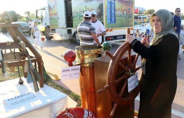 2 Asırlık Minyatür Tekne Açık Havada Sergilendi